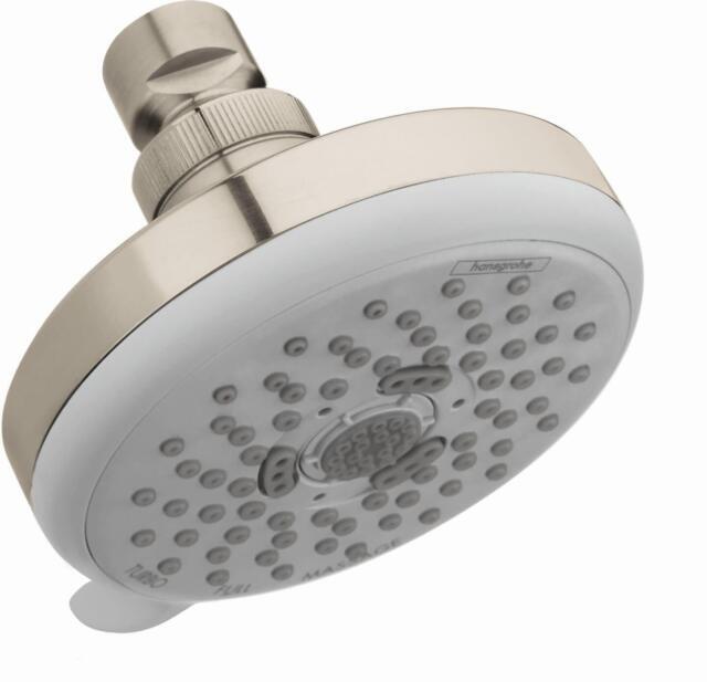 Hansgrohe Chroma E 100 Shower Head - Brushed Nickel (0407182