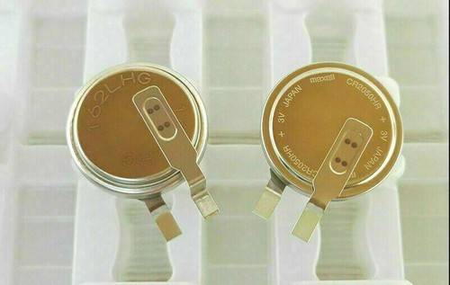 2PCS CR2050HR 3V MAXELL pressure monitoring High temperature battery Japan made - Picture 3 of 3