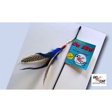 Da Bird Cat Toy Rod with Cotton String and Feather Refills for Cats