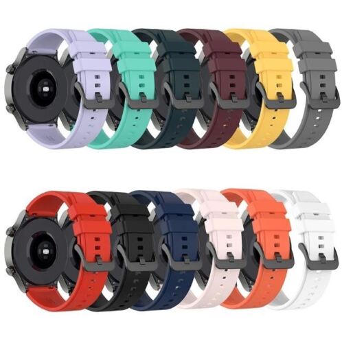 For Samsung Gear S3 Strap Replacement Band Silicone 22mm Buckle Plain - Foto 1 di 17