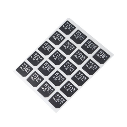 20PCS Capacity Stickers Labels FOR DELL DXD9H X7K8W 14gen Hard Disk Tray Caddy - Bild 20 von 171