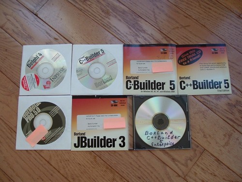 Borland C++ Builder 5 Enterprise Upgrade,Delphi 4,JBulder 3 Disks,KEY,Serial num - Picture 3 of 13