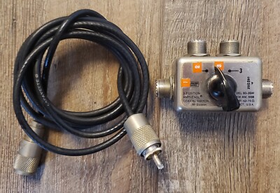 Amphenol 83-3SW 3-way Coaxial Switch 1KW AM SSB 52-75 OHM UHF PL259 coax CB HAM