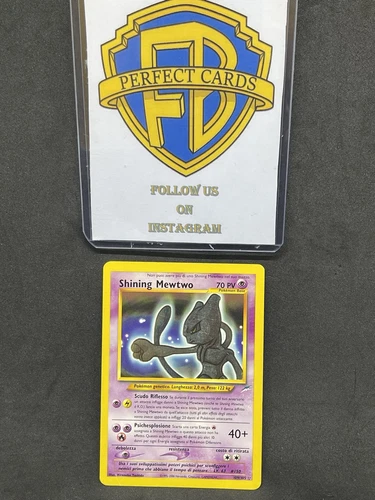POKÉMON NEO DESTINY UNLIMITED SHINING MEWTWO HOLO 109/105 LP- ITA