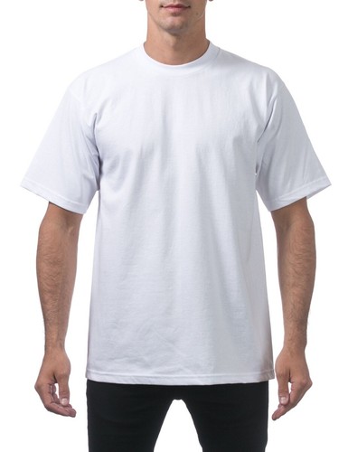 6 Pack Pro Club Men's Heavyweight Short Sleeve Tee T-Shirt - Picture 45 of 49