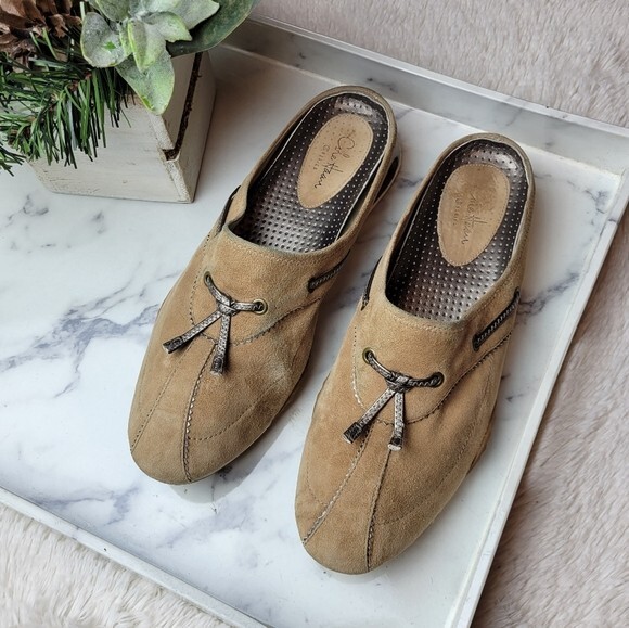 Cole haan suede best sale mules