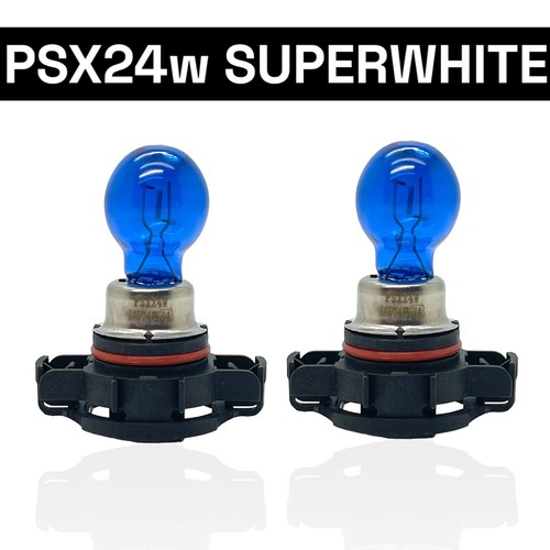 Paire d'ampoules blanches xénon 5000K lampe DRL brouillard 9009 psx24W pour Peugeot 207 208 2008 - Photo 1/13