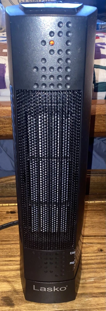 Lasko CT14107 1500W Ultra Slim Desktop Ceramic Tower Space Heater - Black  46013777645 | eBay