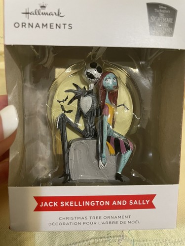 Hallmark 2022 Adorno JACK SKELLINGTON Y SALLY Pesadilla Antes de Navidad NUEVO - Imagen 1 de 9