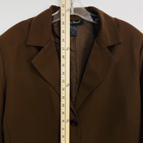 Ashley Stewart Skirt Suit Womens Skirt Size 16 Top Size 18 Brown 2 Piece Career - Picture 8 of 20