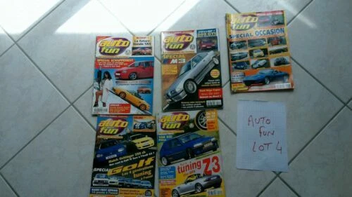 Revues de transport standards, sur voitures années 90, en français