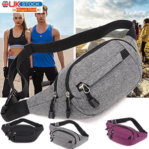 Waist Belt Waterproof Bum Bag Running Jogging Travel Pouch for Keys Mobile Money - Picture 3 of 15