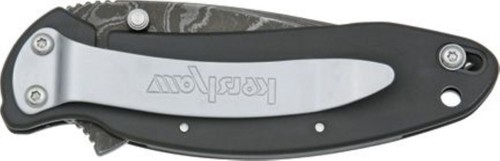 KERSHAW KNIFE - SCALLION #1620DAM SILVER or #1620DAM BLACK - FRAMELOCK A/O - NIB - Picture 2 of 6