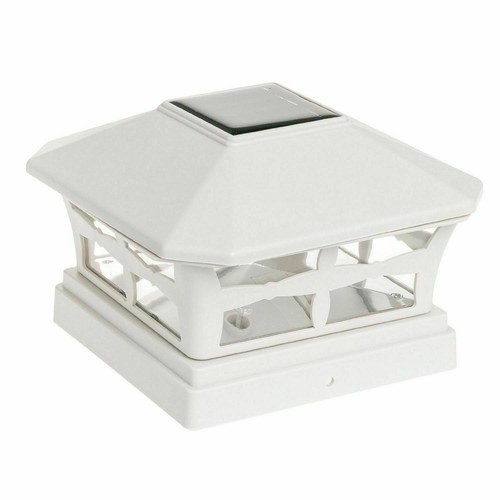 2/4/6/8/10/12pcs Outdoor White Plastic Solar Post Cap Light with One LED - Picture 3 of 4