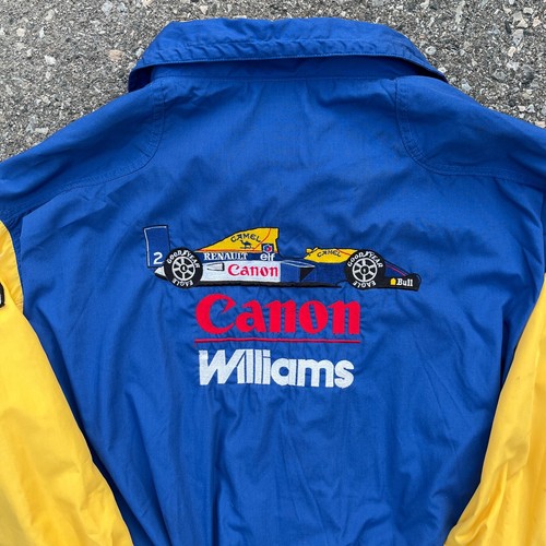 Vintage RARE 1992 Williams F1 Canon Jacket Formula 1 Nigel Mansell World Champ