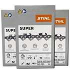 63PS3 44 DL 3 pcs x STIHL 3/8″P 1.3 mm Chain for 12"/30 cm bar OEM 3616 005 0044