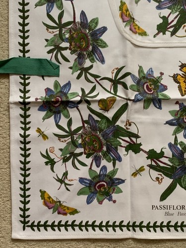 New Vintage Portmeirion Apron Pinafore Pinny Botanic Garden Floral Cotton - 第 10/23 張圖片