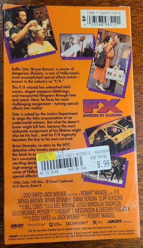 FX Murder by Illusion (VHS, 1994) Brian Dennehy, Bryan Brown - SEALED - 第 2/2 張圖片