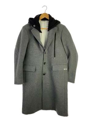 DIESEL Coat wool gray 44 | eBay