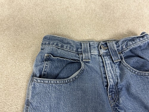 Levi’s Shorts Boys 10 Blue Denim Chino Cotton Pockets Youth Kids Vintage - Picture 2 of 16