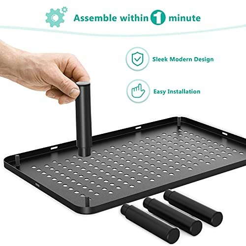 Monitor Stand Riser Adjustable Laptop Stand Riser Holder 3 Height (1 PACK) - Picture 7 of 8