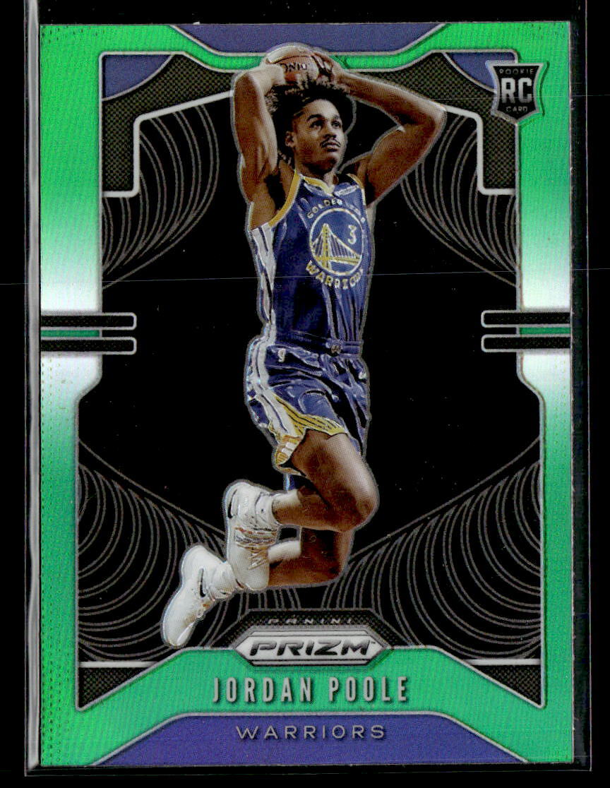 2019-20 Panini Prizm #272 Jordan Poole Prizms Green