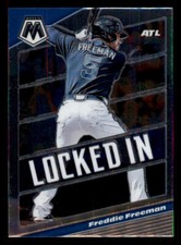 2021 Panini Mosaic Locked In #4 Freddie Freeman