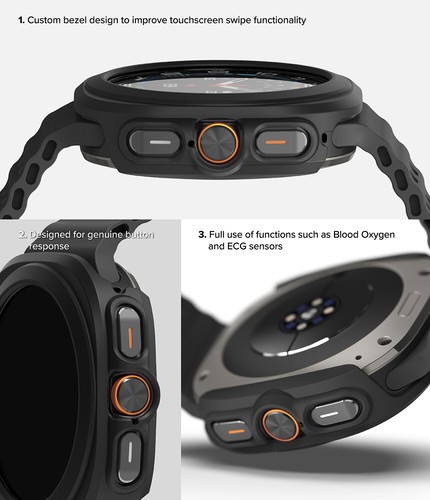 Ringke [Slim & Glass] For Samsung Galaxy Watch Ultra Case & Screen Protector - Picture 45 of 49