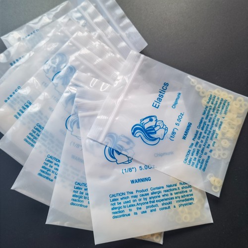10 packs orthodontic rings elastics dental rubber bands brace 1/8" Force 5.0 Oz - Picture 4 of 7