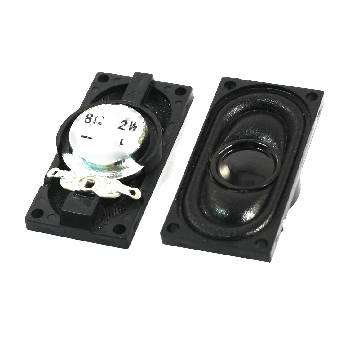 Uxcell 8 Ohm 2W 50mm Diameter Round Internal Magnet Speaker Steel