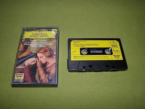 Pergolesi - Stabat Mater / Abbado / Marshall / Terrani / DGG Cassette Chrome EX - Picture 1 of 2