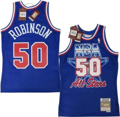 1992 All Star Game David Robinson #50 Spurs Mens Mitchell