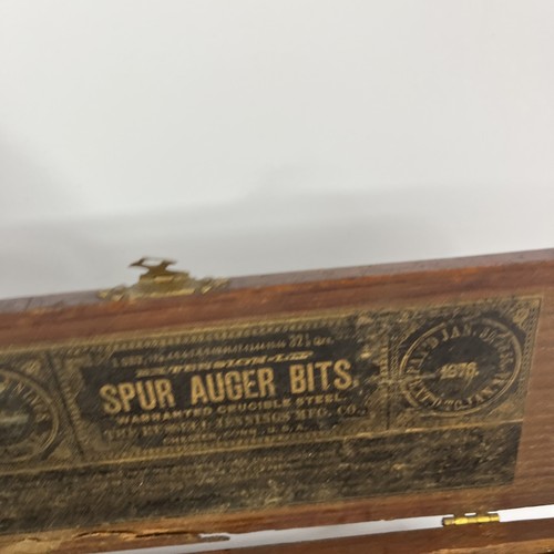 Vintage Russell Jennings Spur Auger Bits - Original Box Vintage Tools - Picture 5 of 11