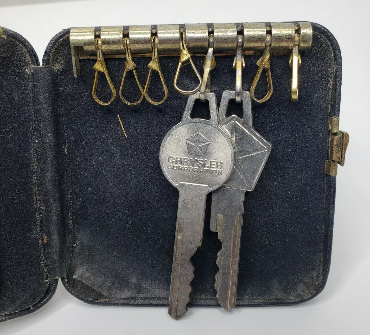 Vintage Chrysler Corporation Keys in Pocket Key Holder Auto Vehicle Collectible