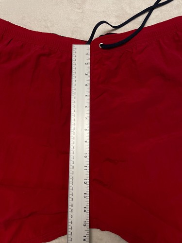 Chaps Ralph Lauren Shorts Men’s XXL Red Lined Swim Trunks - Picture 7 of 11