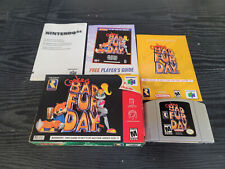 Conker's Bad Fur Day Nintendo 64 N64 Complete In Box CIB Near Mint