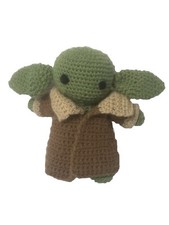 Handcrafted Crochet Yoda Stuffed Plush Handmade Star Wars