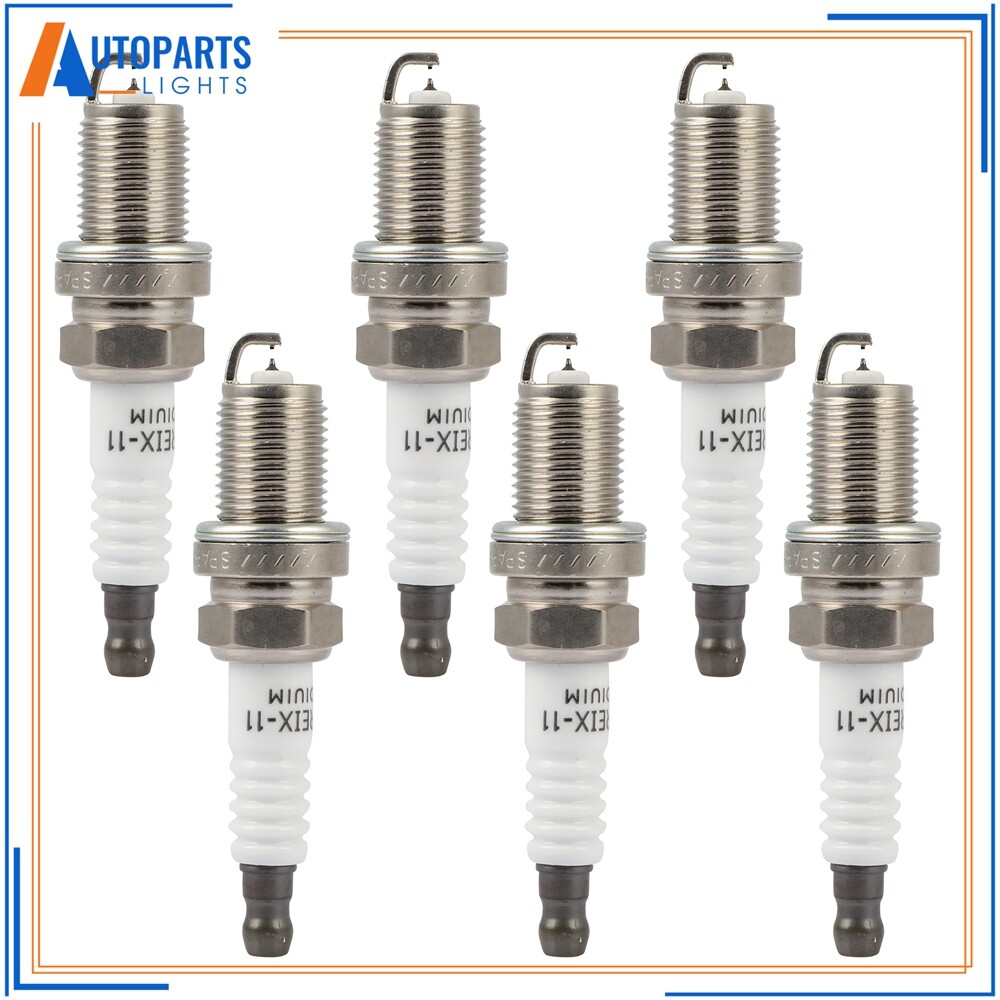 6Pcs Iridium  Platinum Spark Plugs For Hyundai Santa Fe 07-09 Kia Sedona 06-12