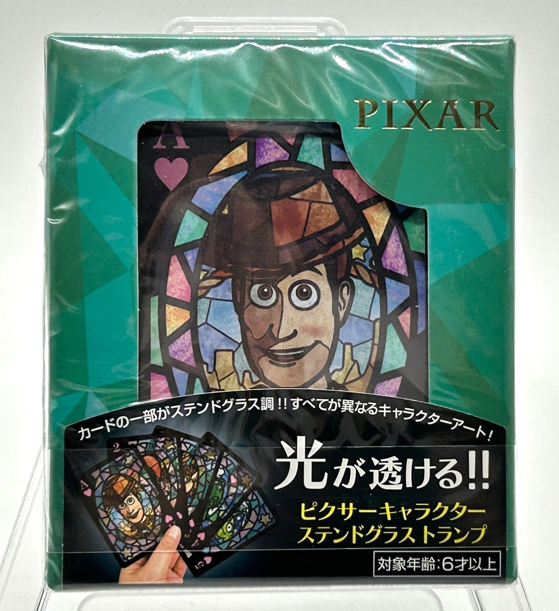 Pixar Character Playing Cards / Disney Stained Glass Playing