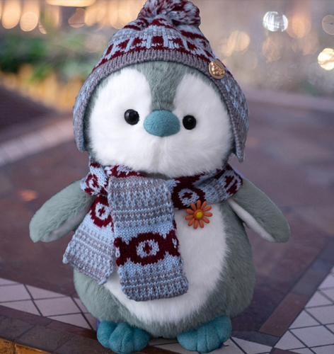 Soft Penguin Plush Stuffed Animal Doll Fashion Toy for Kids Baby Birthday gift