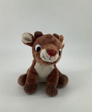 Dan Dee Rudolph The Red Nosed Reindeer Plush 7" Christmas Stuffed Toy Nonworking