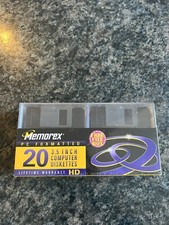 Memorex PC Formatted 3.5" Inch 20 Computer Diskettes HD w/File Box