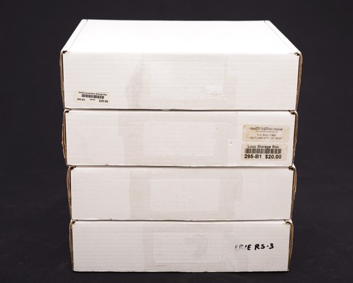 HO Scale Model Storage Boxes 13" x 11" Each - Set of Four - Used Good Condition
