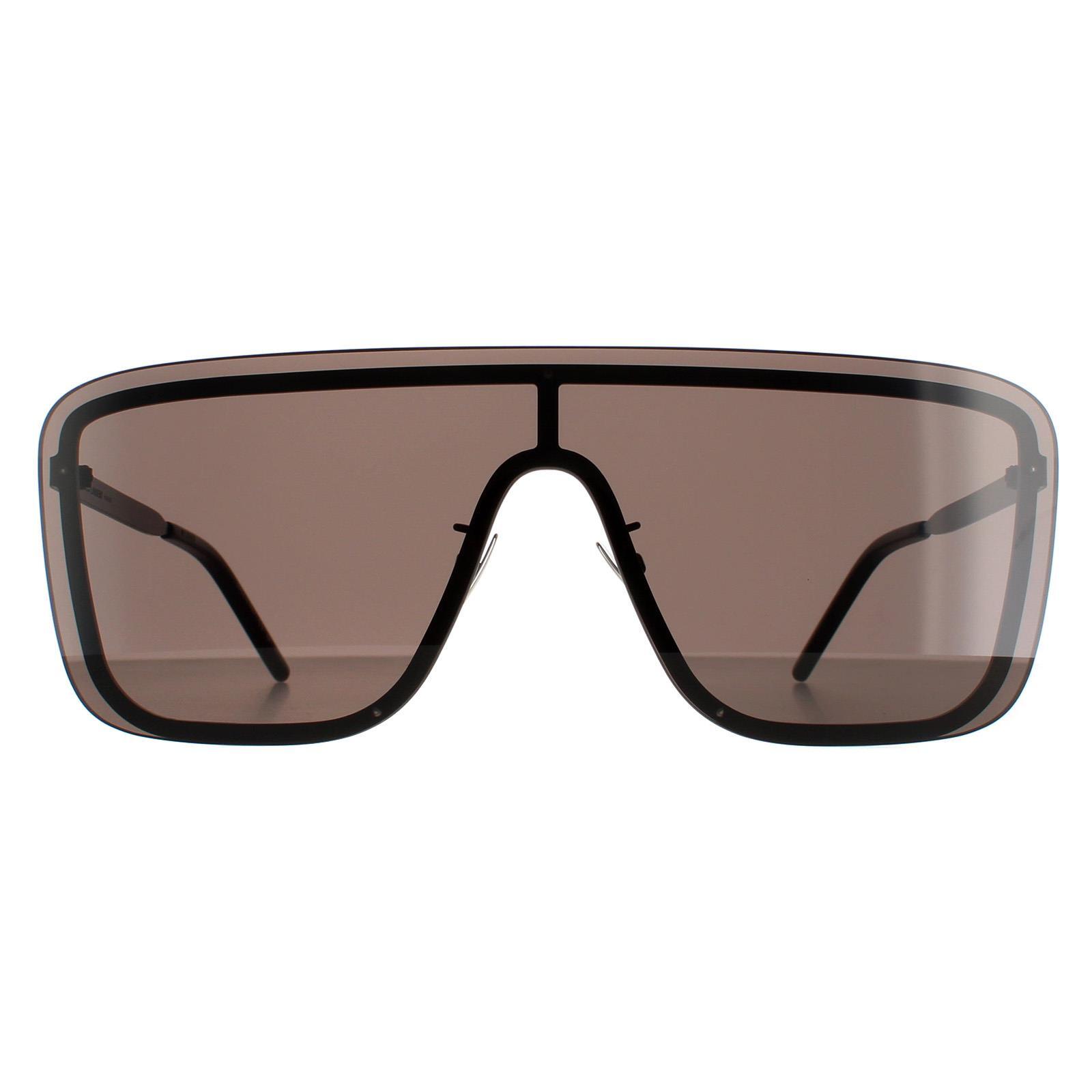 Occhiali da sole Saint Laurent SL364 MASCHERA 002 nero grigio scuro