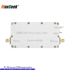 QBF-RF-PA-2.4G-10W RF Power Amplifier One-Way RF Power Amp Featuring Amaxgeek