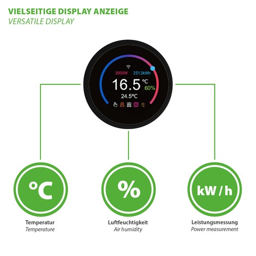 Suelo Radiante Eléctrico Calefacción por 200W Eléctrico Azulejos Baño Set De - Imagen 32 de 84