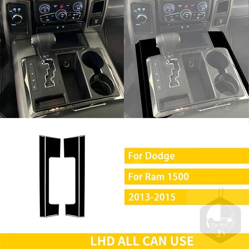 For Dodge Ram 1500 2013-2015 Car Accessories Piano Black Plastic Car Interior - Picture 52 of 61