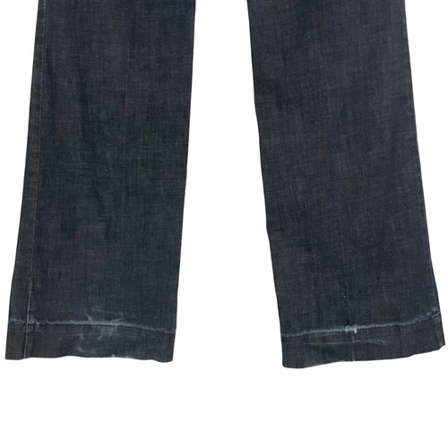 J. Crew Trouser Jeans, wide-leg, mid-rise, size 28 Tall, 98% Cotton, 2% Elastane - Picture 8 of 15