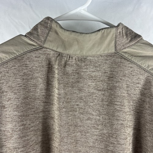 Greg Norman Men's Brown Fleece Lined 1/4 Button Collared Pullover Size XL - Picture 20 of 21