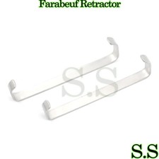 FARABEUF Retractors 6", Double Ended Set of 2